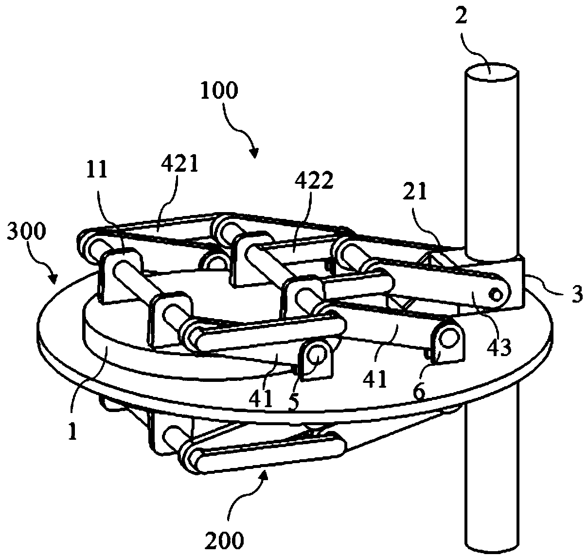 Linkage Double Redundancy Valve Device for Near Space Airship