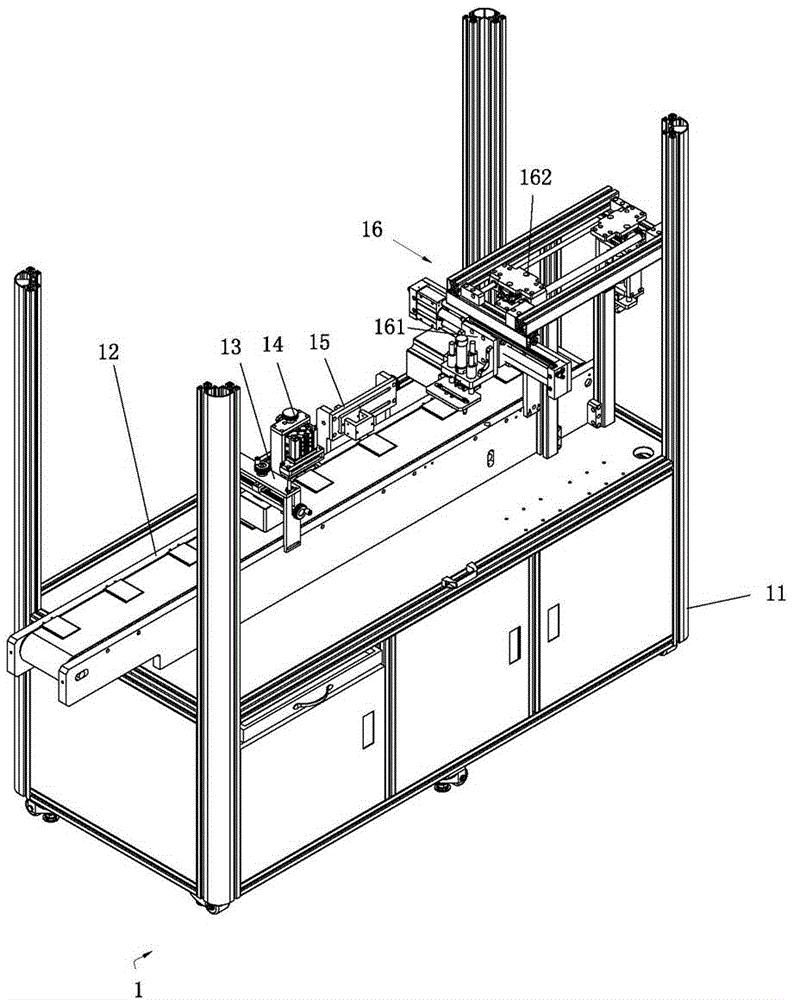 Fully automatic battery code spaying grouping device