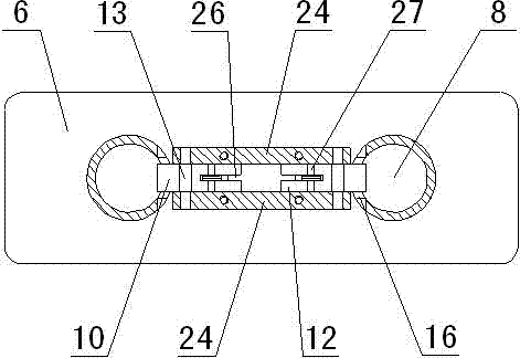 Movable connector with self-locking device