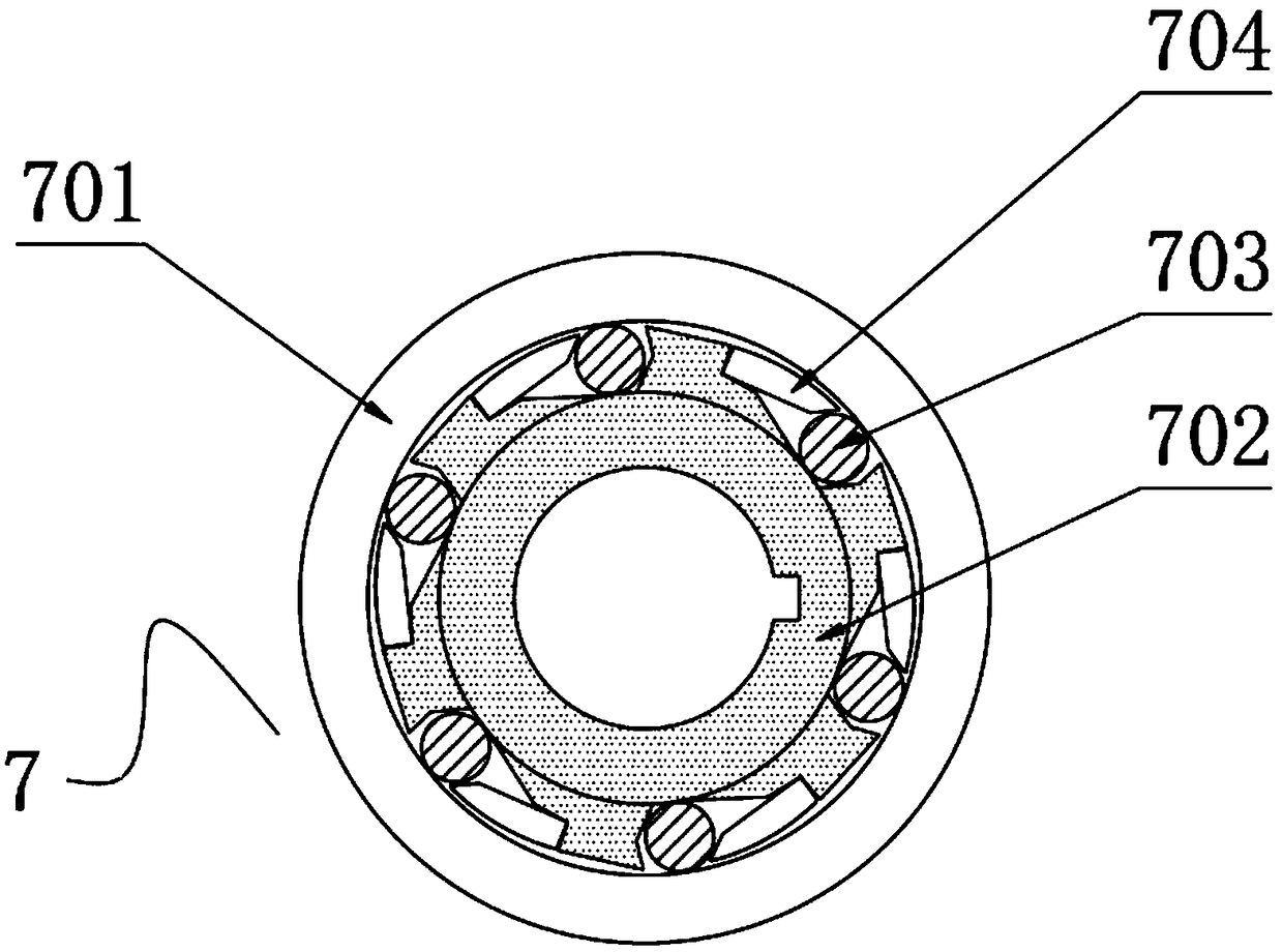 Grouting device for coal mine water disaster preventing and treating