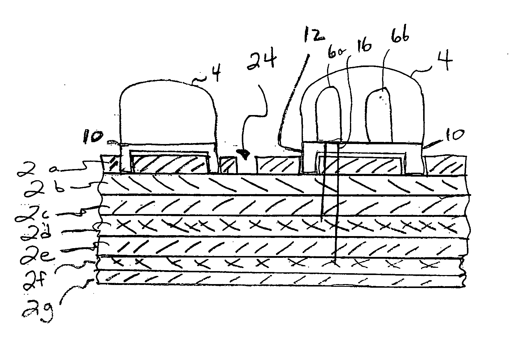 LED assembly with vented circuit board