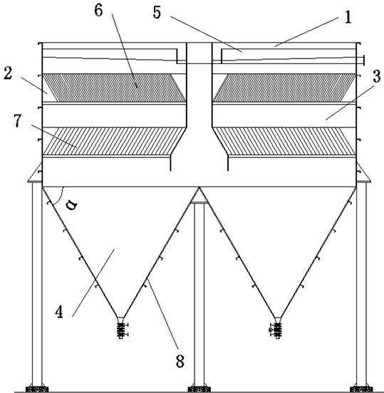 Concentration and precipitation machine of high-concentration tailing waste water