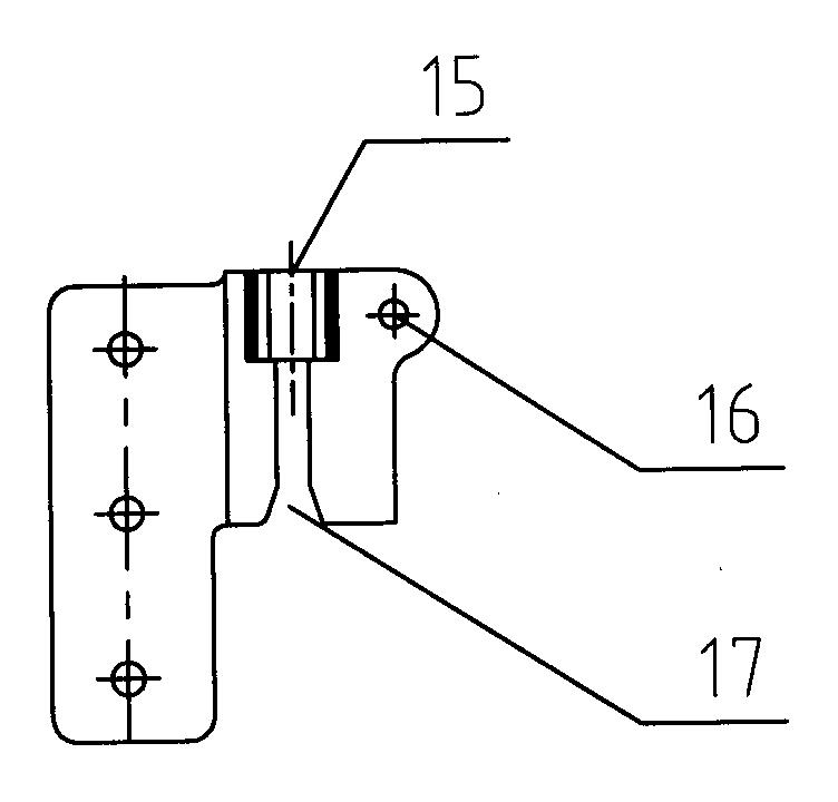 Three-dimensional adjusting type hanging device for unit curtain