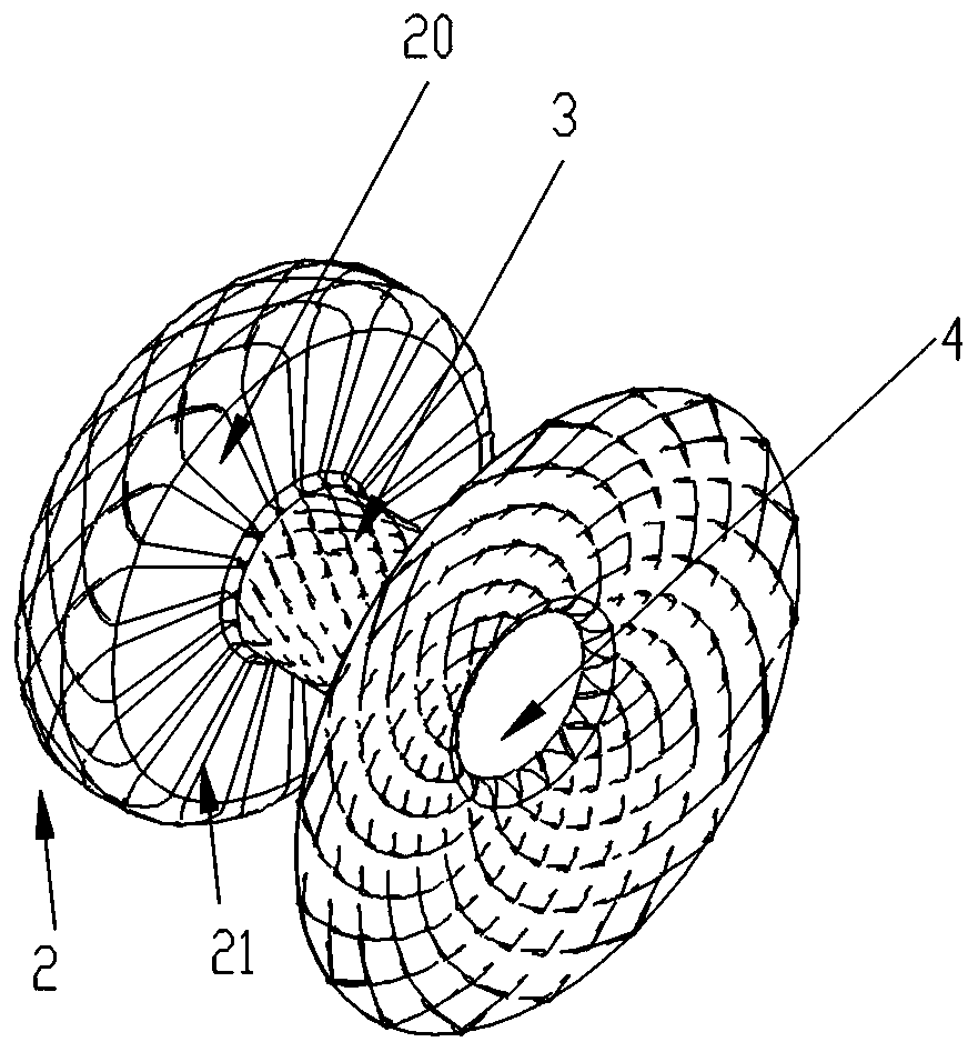 Esophageal tracheal fistula occlusion stent and inserter thereof and inserting method thereof