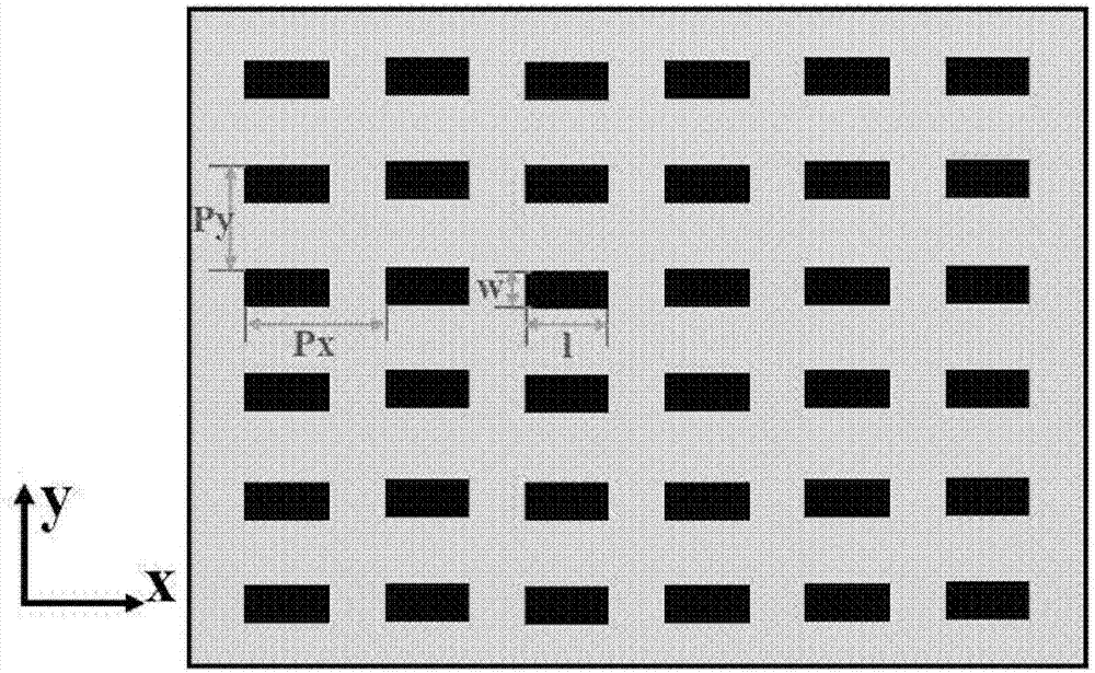 Metal metamaterial wave plate