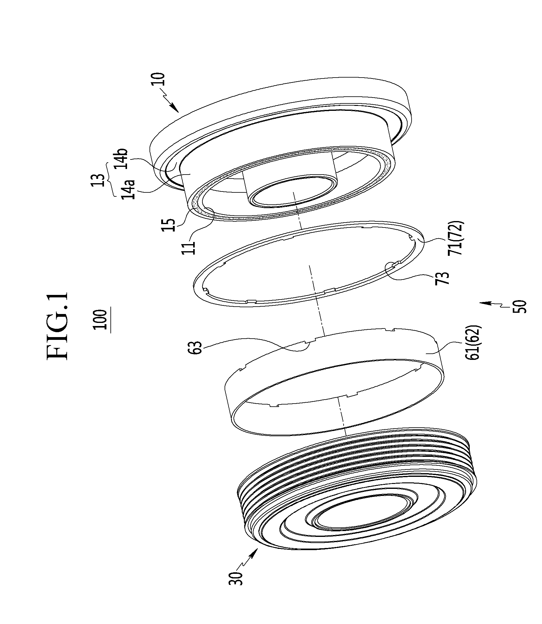 Isolation damper pulley for vehicle