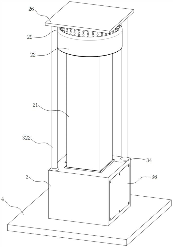 Landscape lamp convenient to disassemble, assemble and maintain