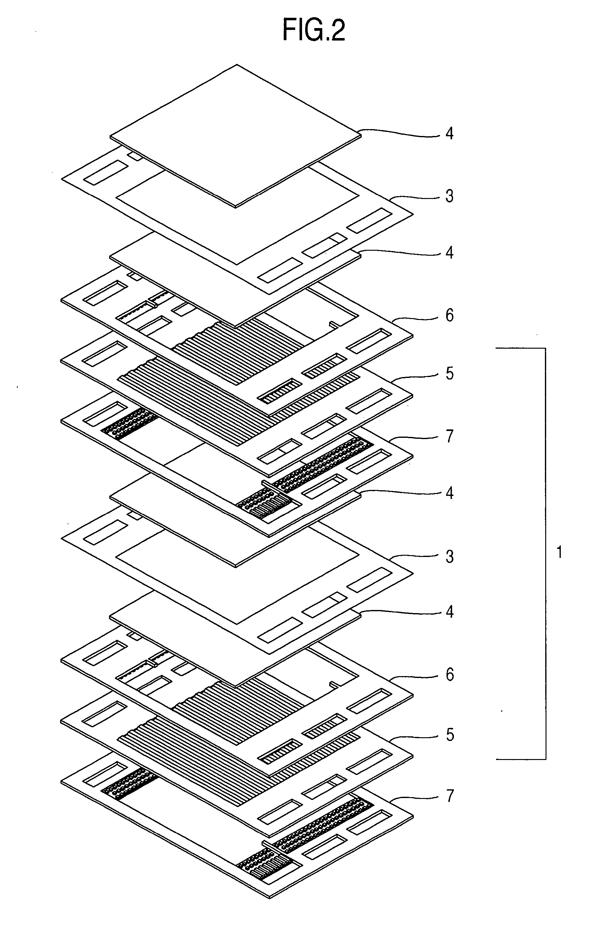 Fuel cell, separator unit kit for fuel cell, and fuel cell generating unit kit