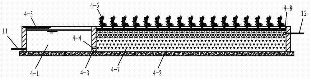 Ecological road shock resistance rainwater utilization system