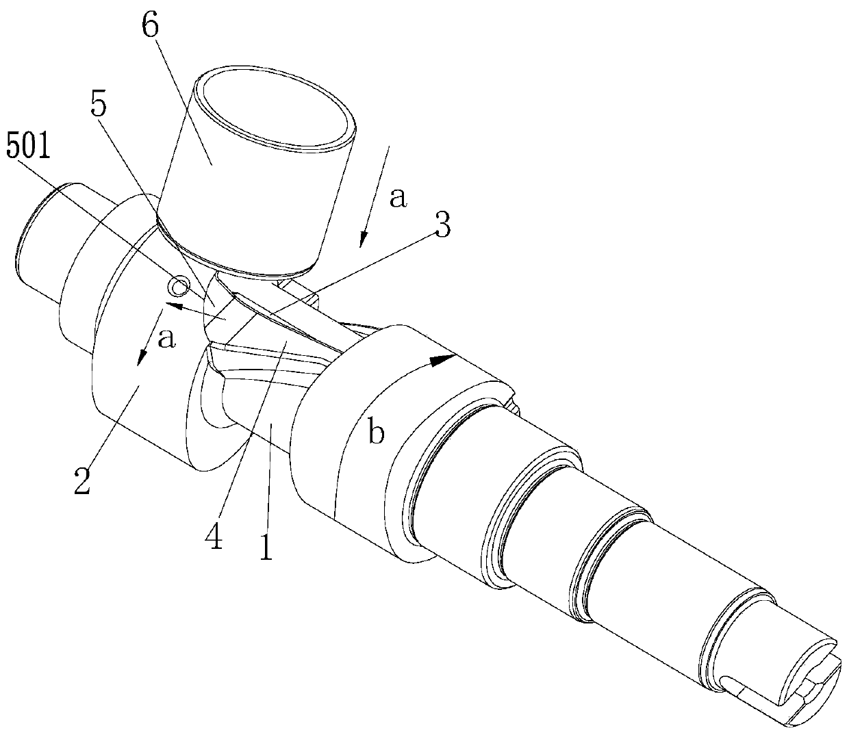 Active lubrication valve mechanism and engine