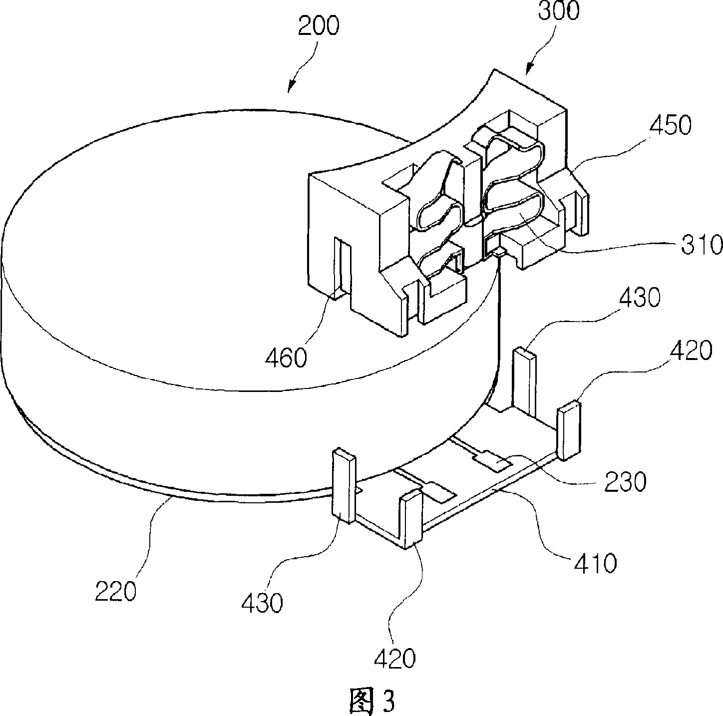 Vibration motor of flat form