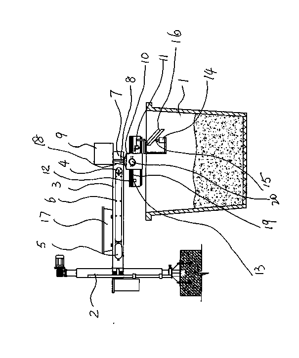 Retort filling distributing device for making white spirit