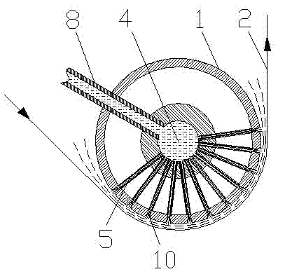 Non-rotary sinking roller for hot-dip galvanization