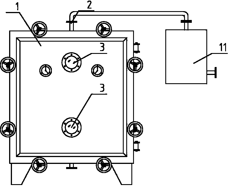 Improved low-temperature vacuum drying oven