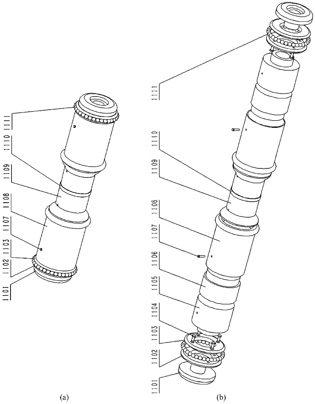 Small-diameter spiral heat exchange tube magnetic flux leakage internal detection device and series-parallel detection method