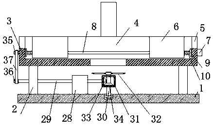 Stabilizing device for steel plate welding