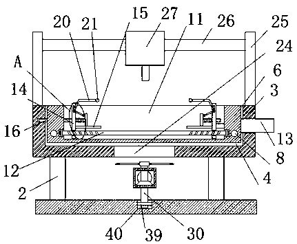 Stabilizing device for steel plate welding