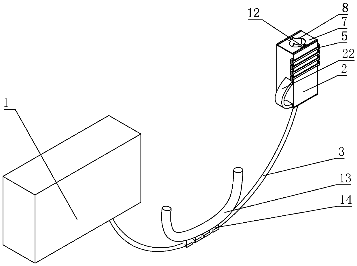 Hyperlipidemia therapeutic apparatus