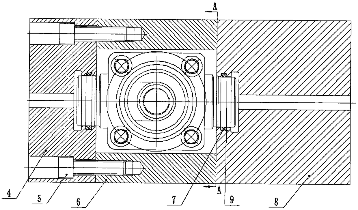 Flangeless thin-walled workpiece pressure test tool