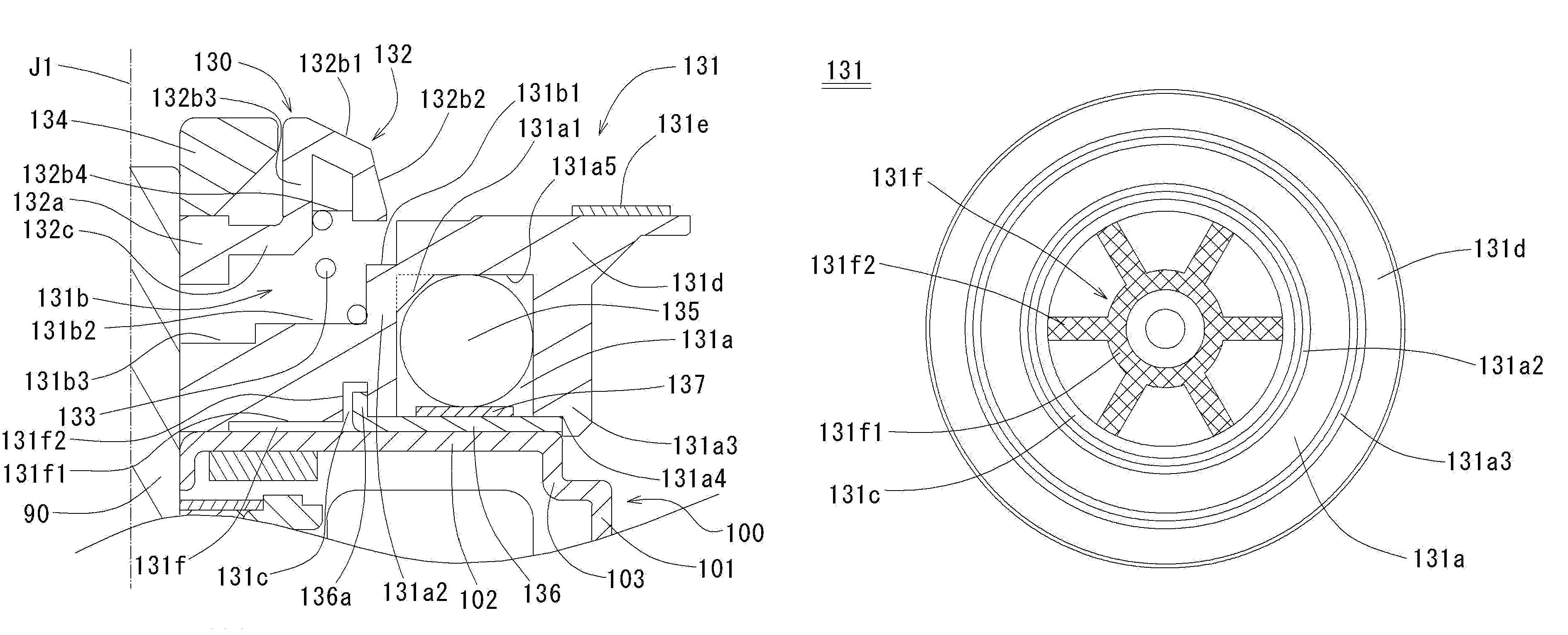 Brushless motor having chucking mechanism, and disk driving device having the brushless motor