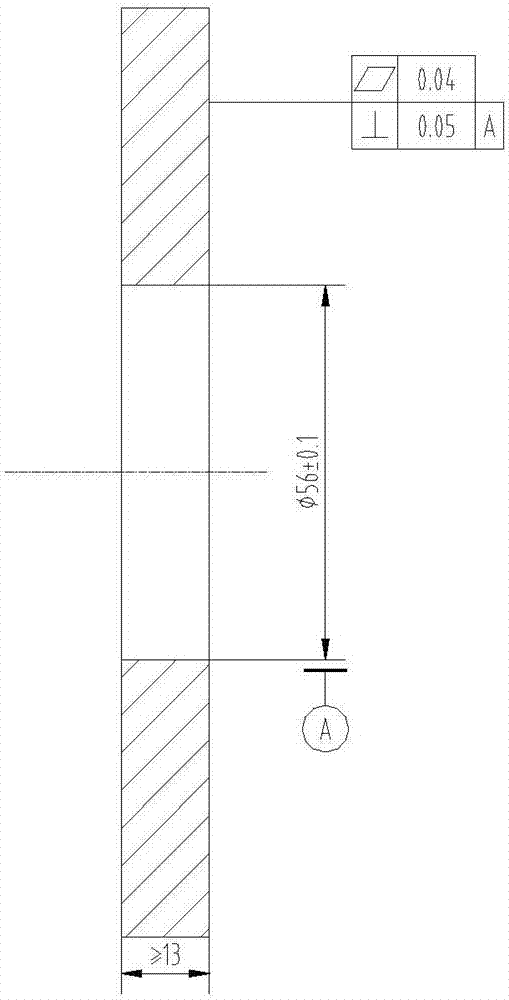 Machining method of floating disc