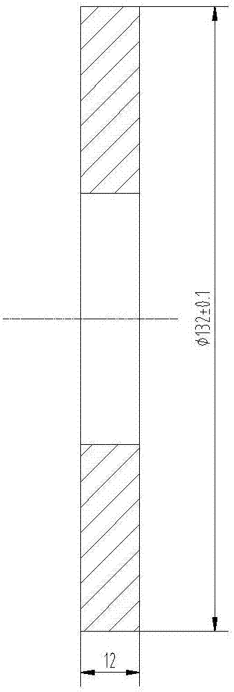 Machining method of floating disc