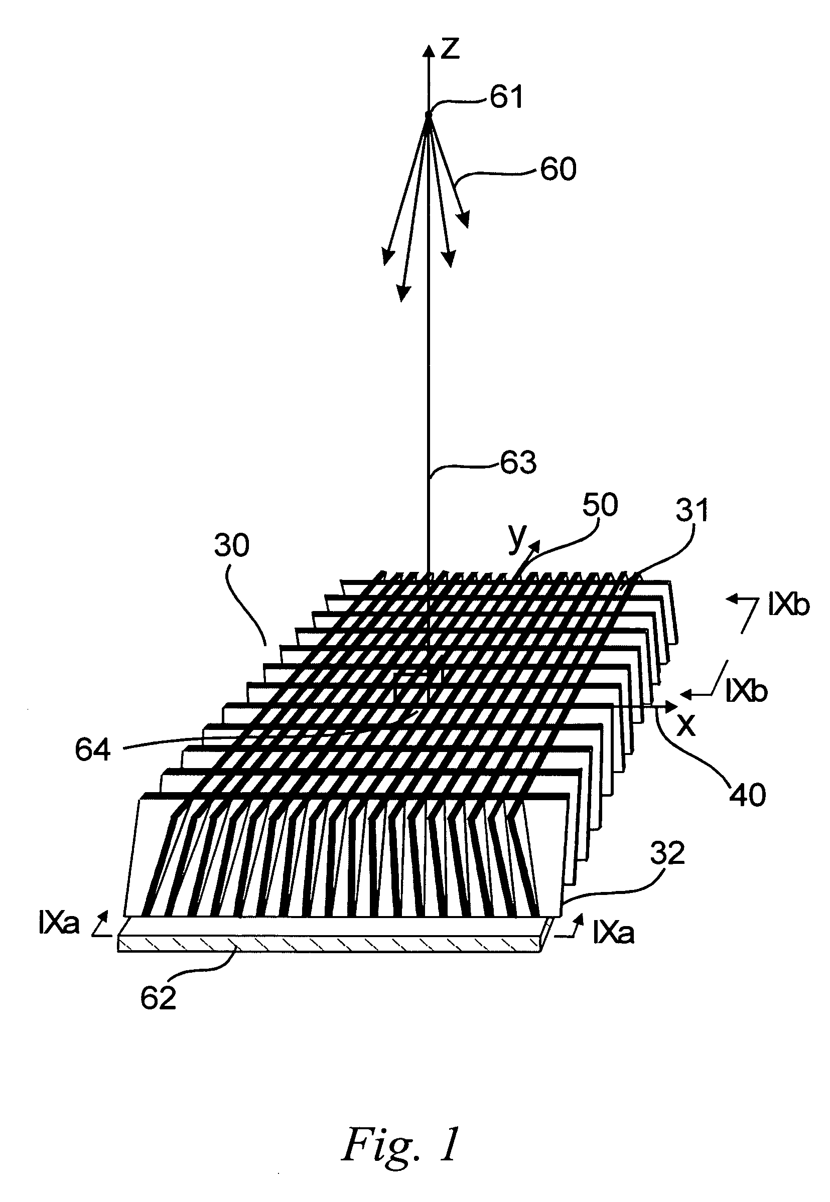 Anti-scatter grid and collimator designs, and their motion, fabrication and assembly