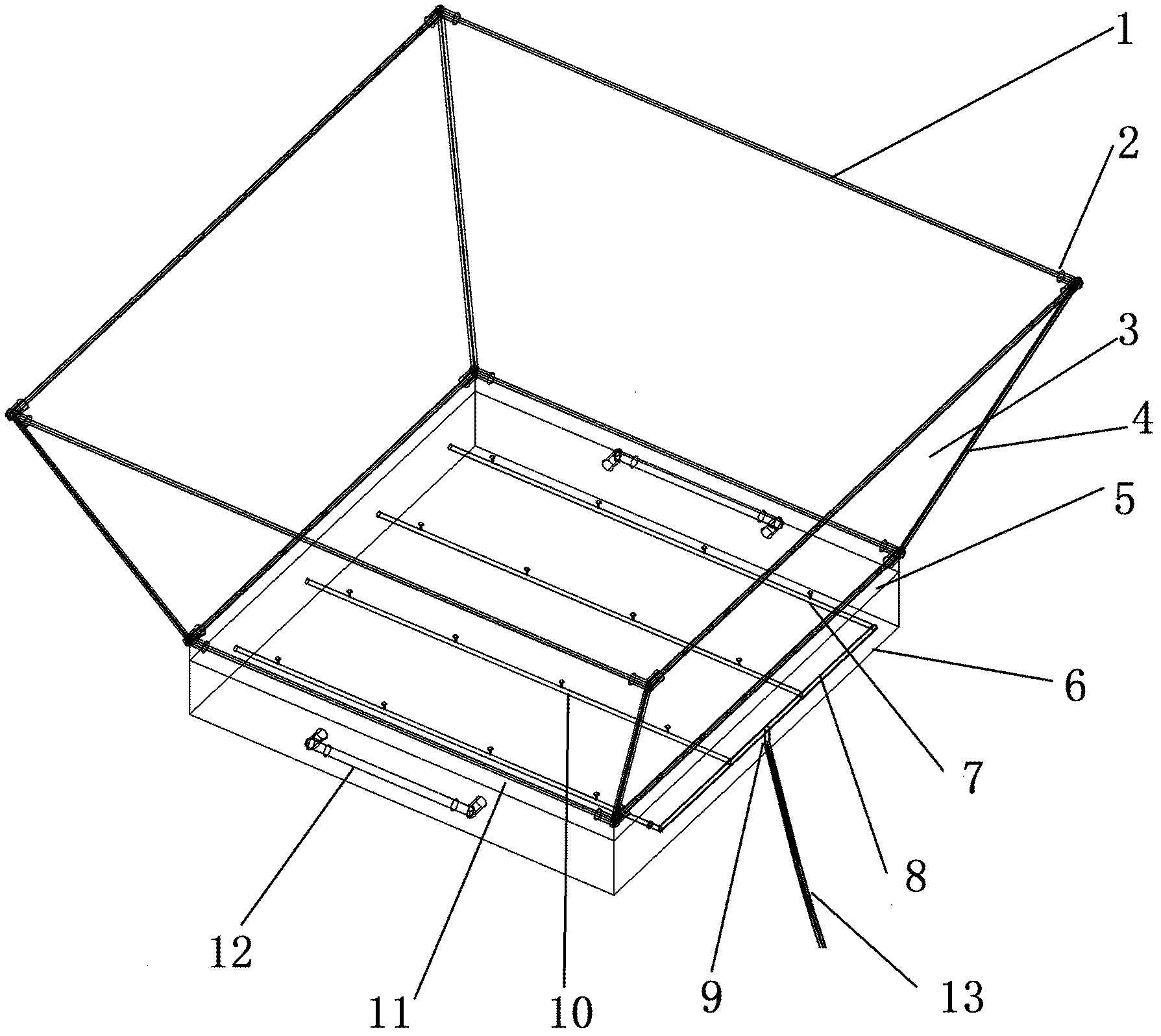 Device and method for detecting overall leakage efficiency of field-mounted high-efficiency filter