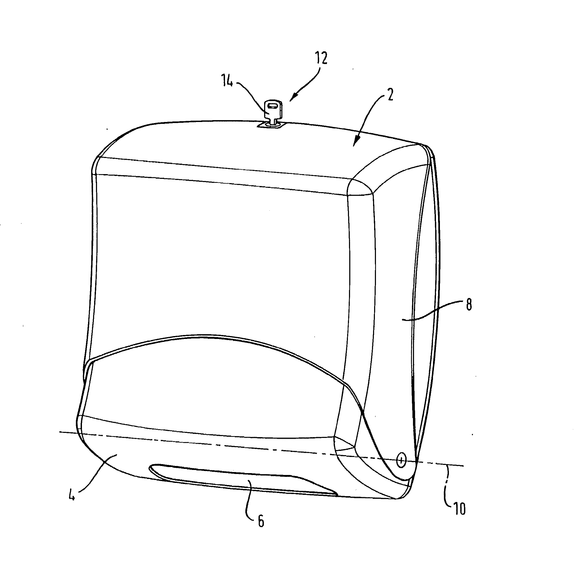 Dispenser with suction cups