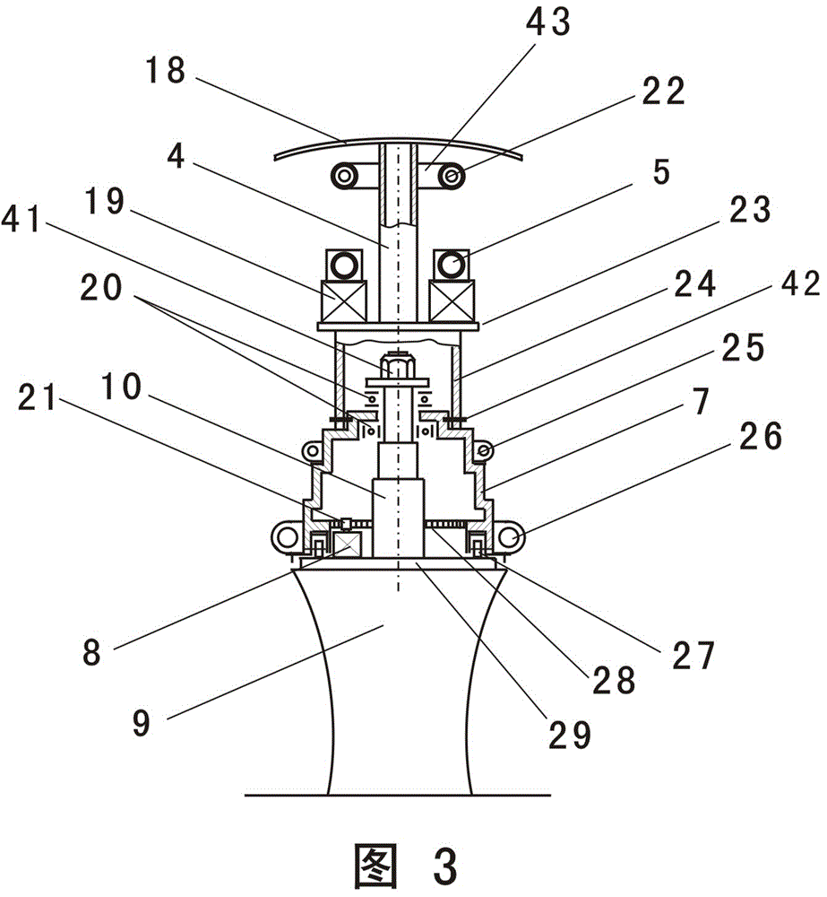 Rotating rocker type lifting overhead parking rack