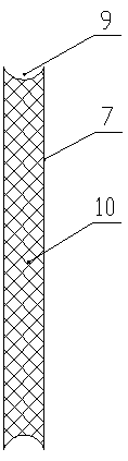 Steel wire rope middle fixator and use method thereof