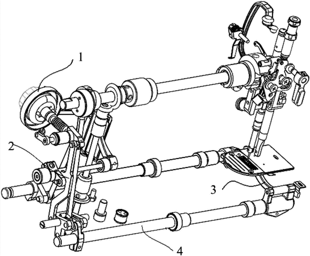 Sewing boundary automatic sewing system and sewing method