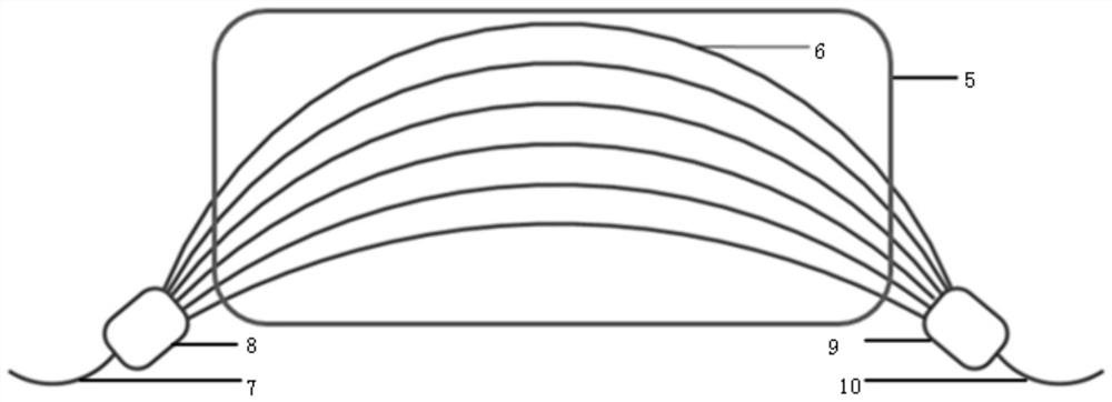 A contact type linear stress sensor and its stress detection method