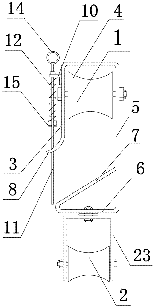 Transmission line self-sealing wire pulley