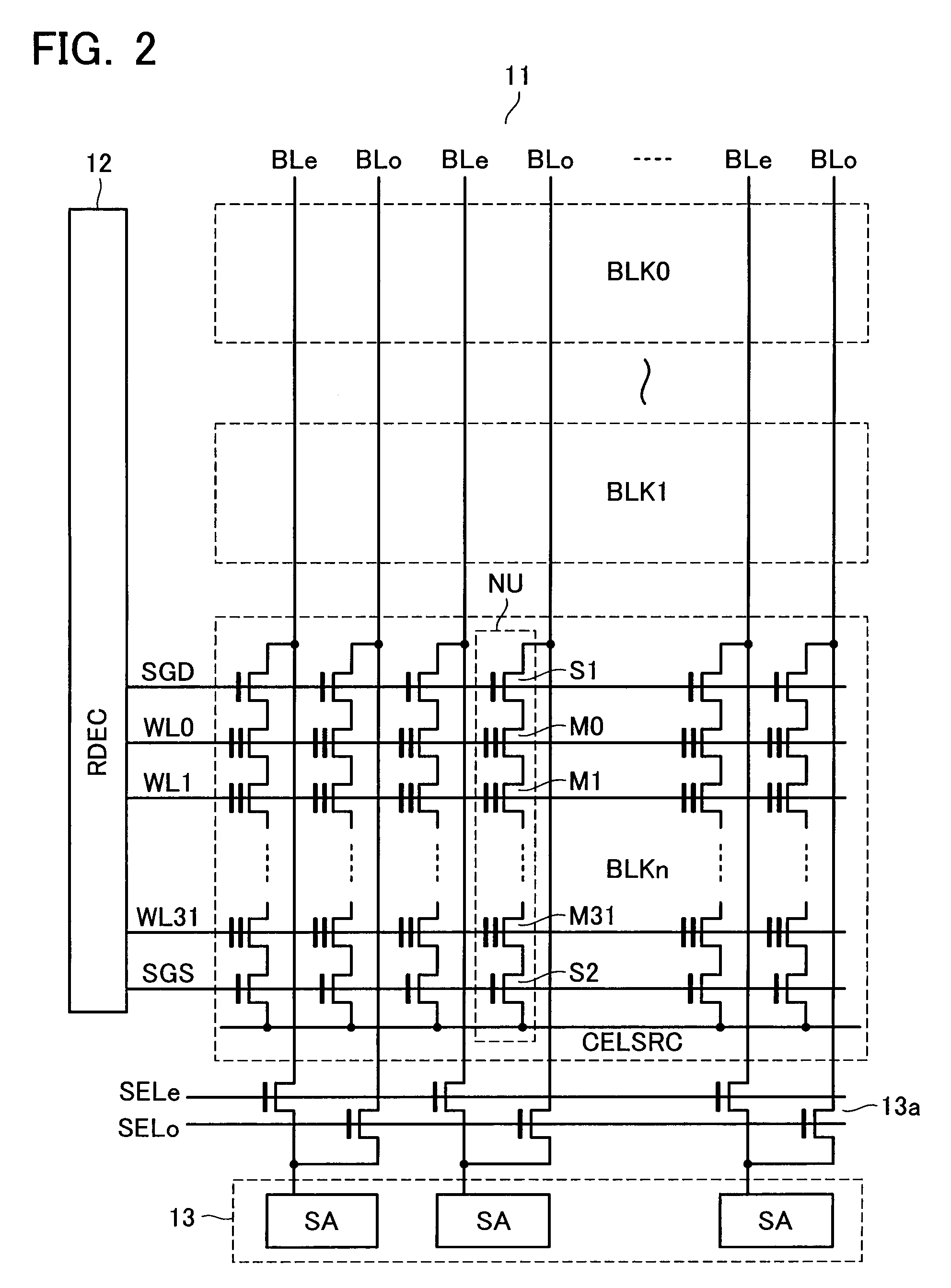 Non-volatile semiconductor memory device