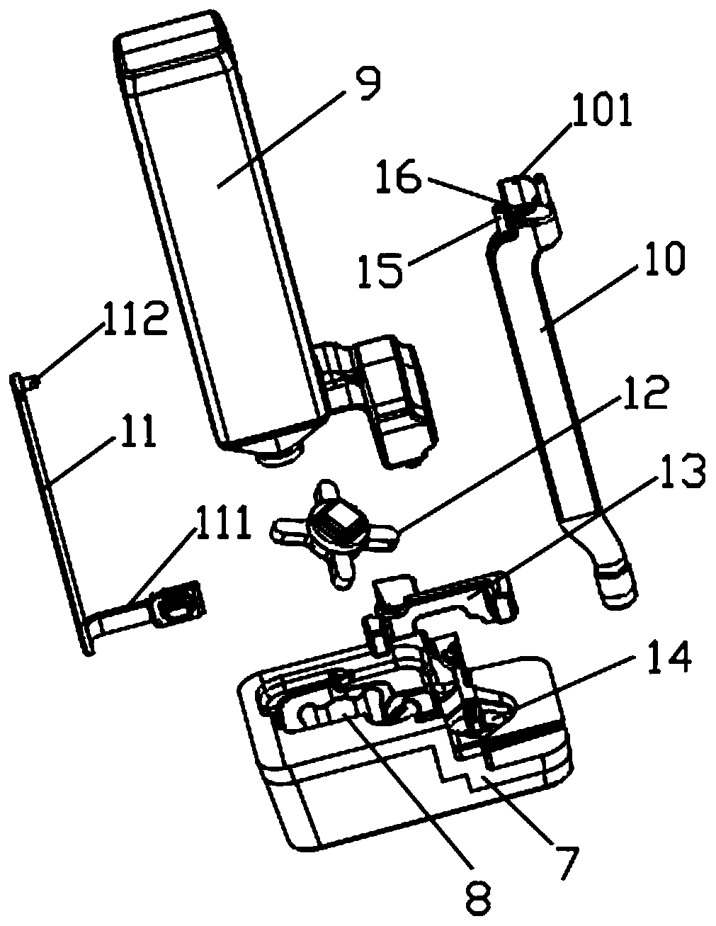 Sand core installation structure and installation method of vehicle box body