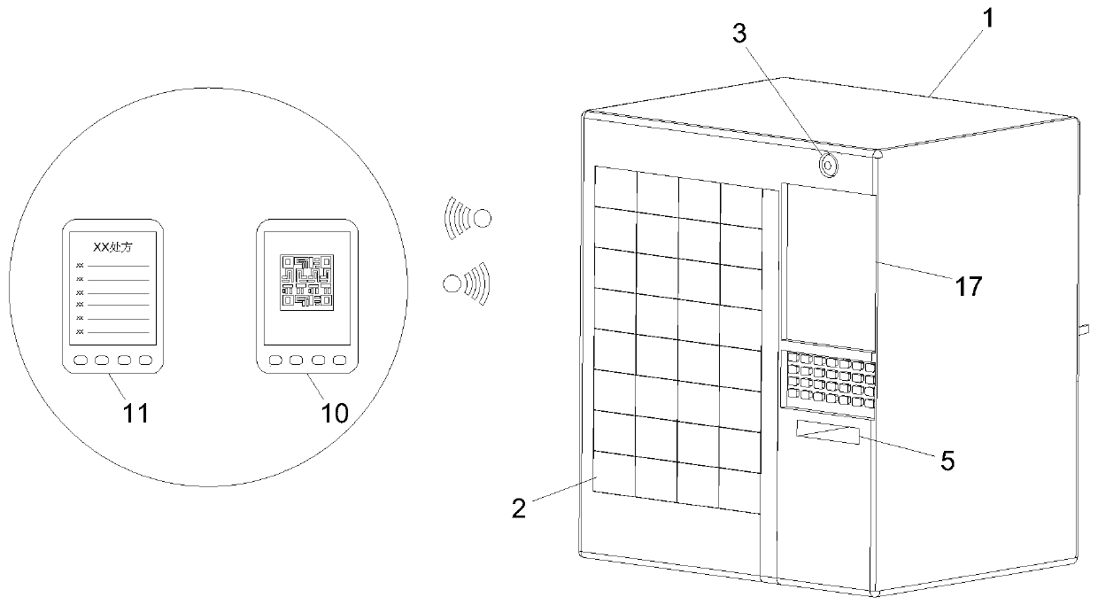 Intelligent medicine storing and taking system and using method thereof