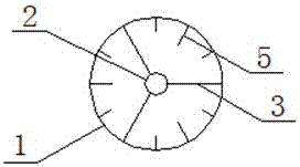 Aerobic biological filler and arrangement method thereof