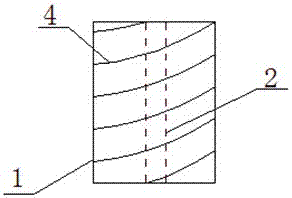 Aerobic biological filler and arrangement method thereof