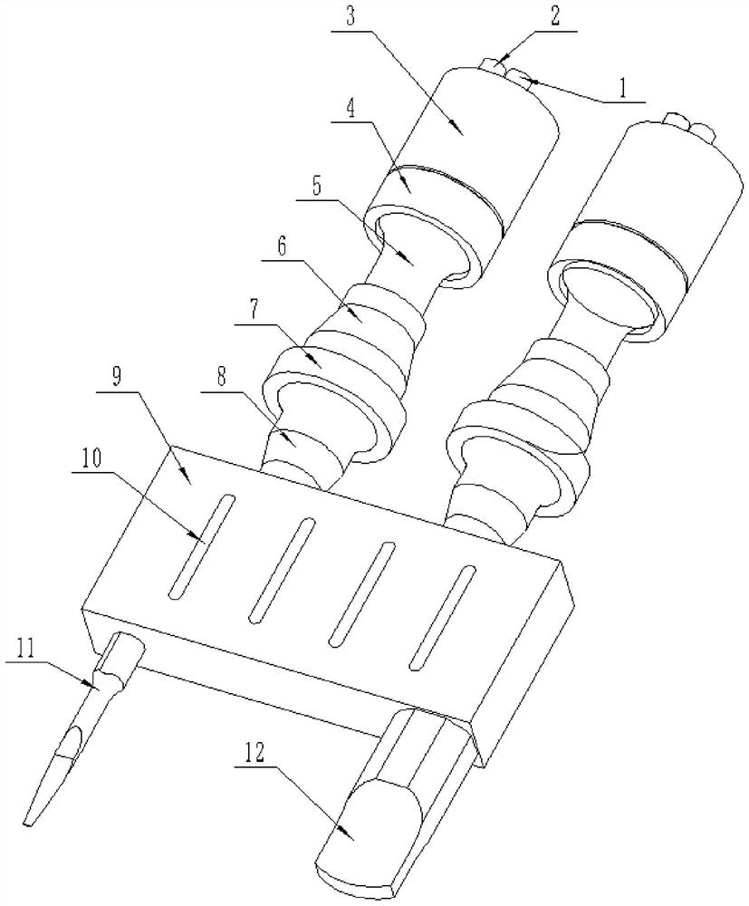 An ultrasonic cutting and welding composite mechanism