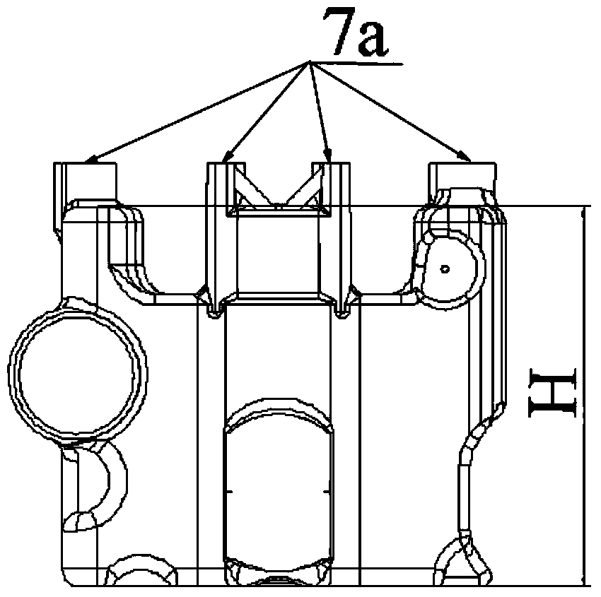 Engine cooling water jacket