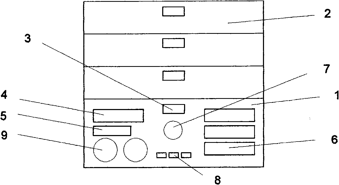 Filing cabinet type computer case