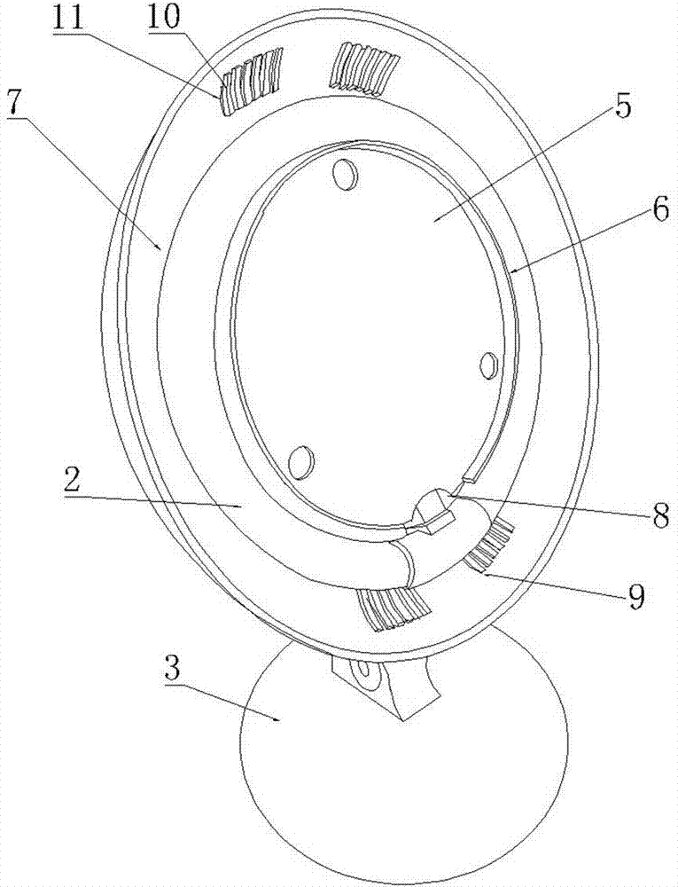 Cosmetic mirror and light source control device thereof