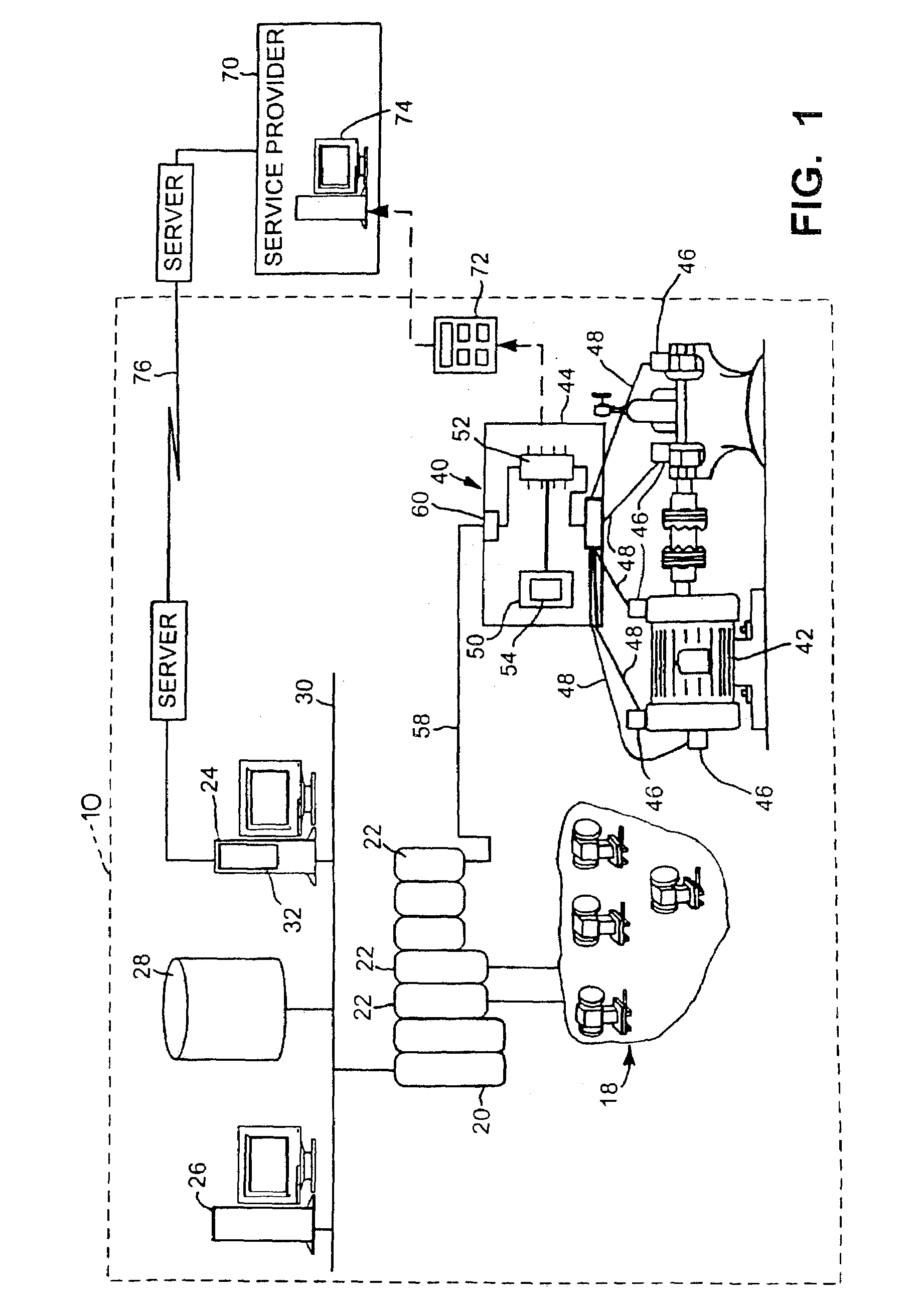 Machine fault information detection and reporting