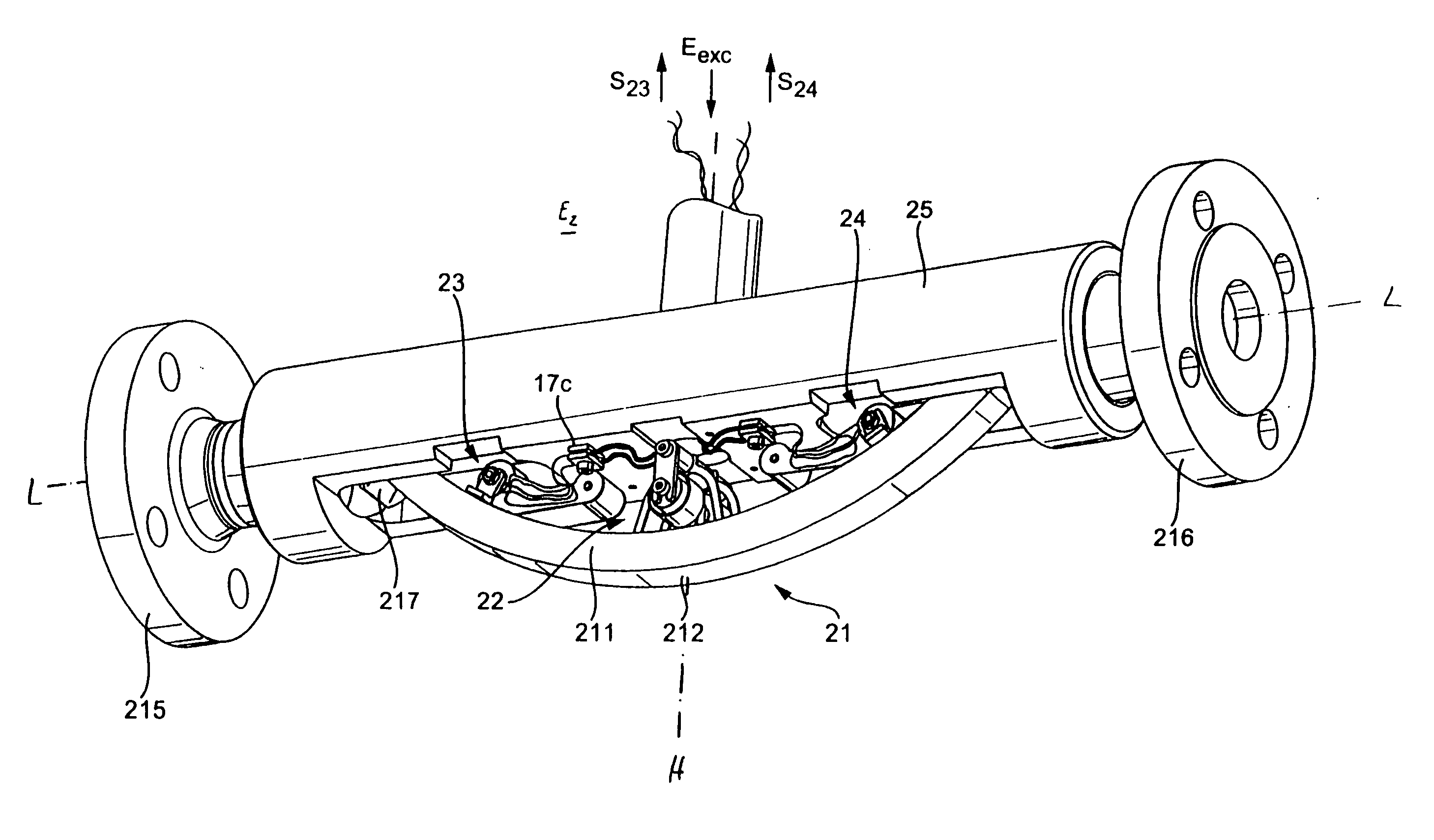 Magnetic circuit arrangement for a sensor