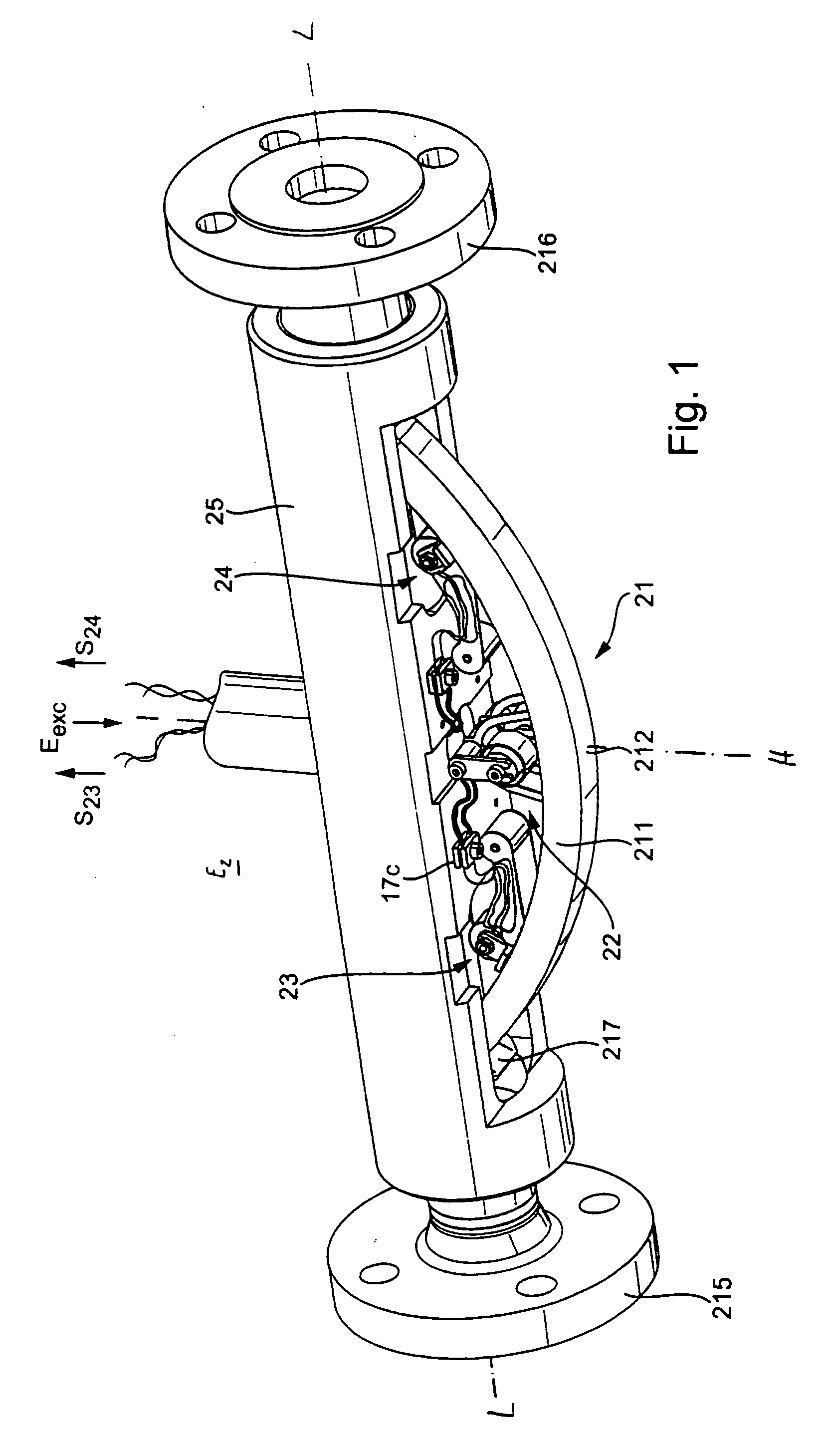 Magnetic circuit arrangement for a sensor