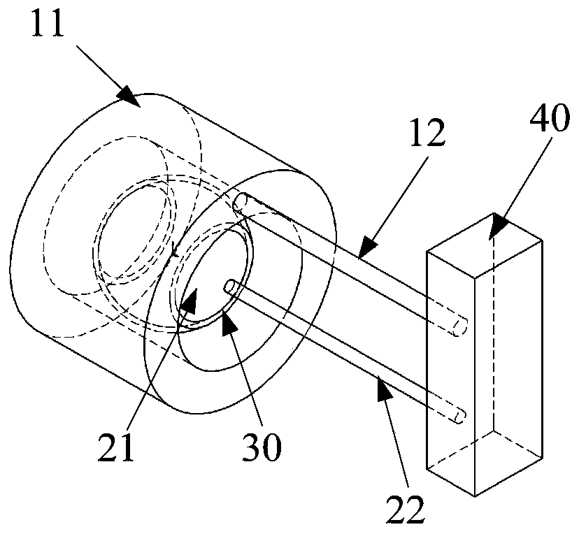 Oscillator unit and its based nonlinear acoustic metamaterial cellular structure