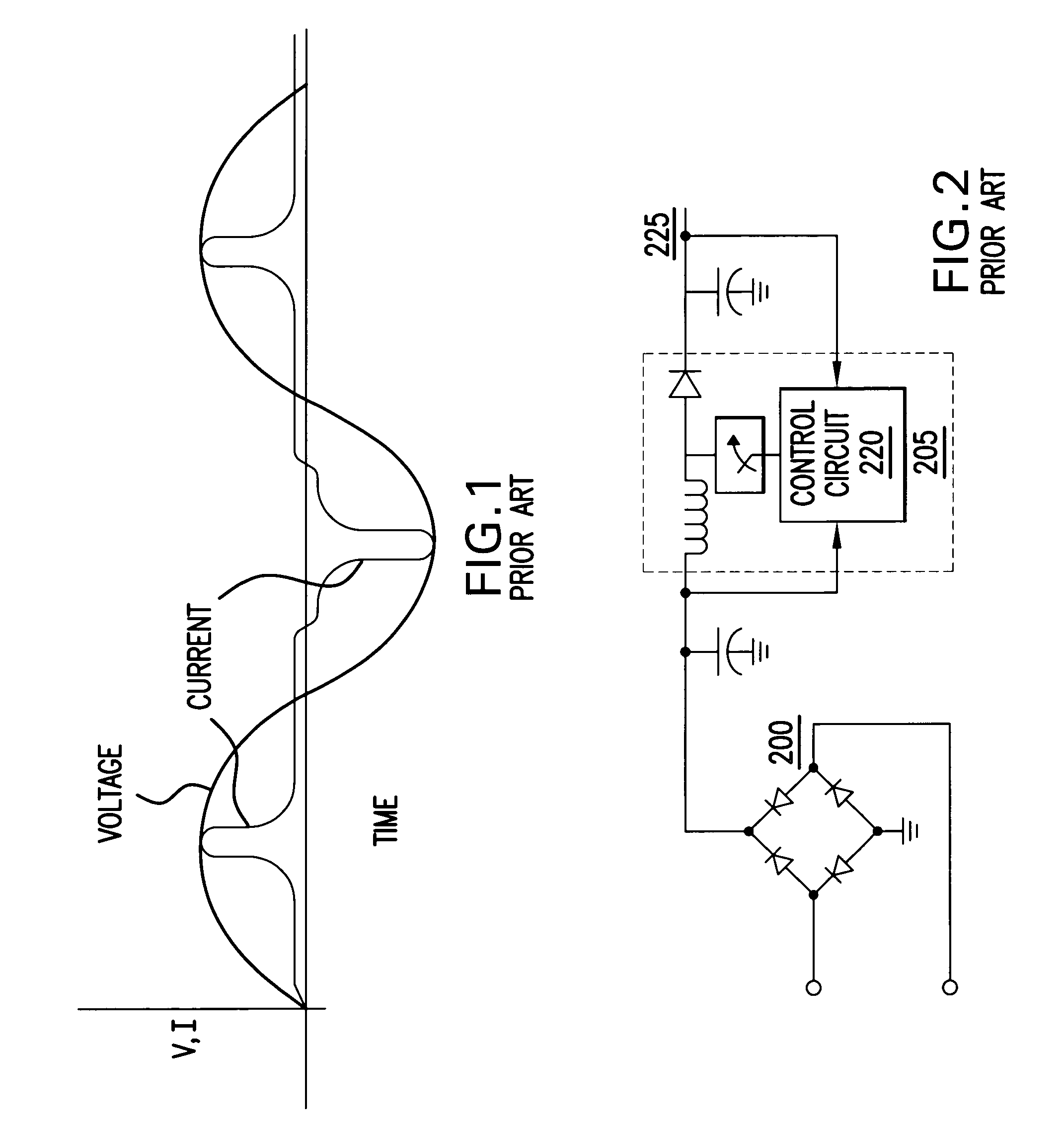 Power factor correction circuits