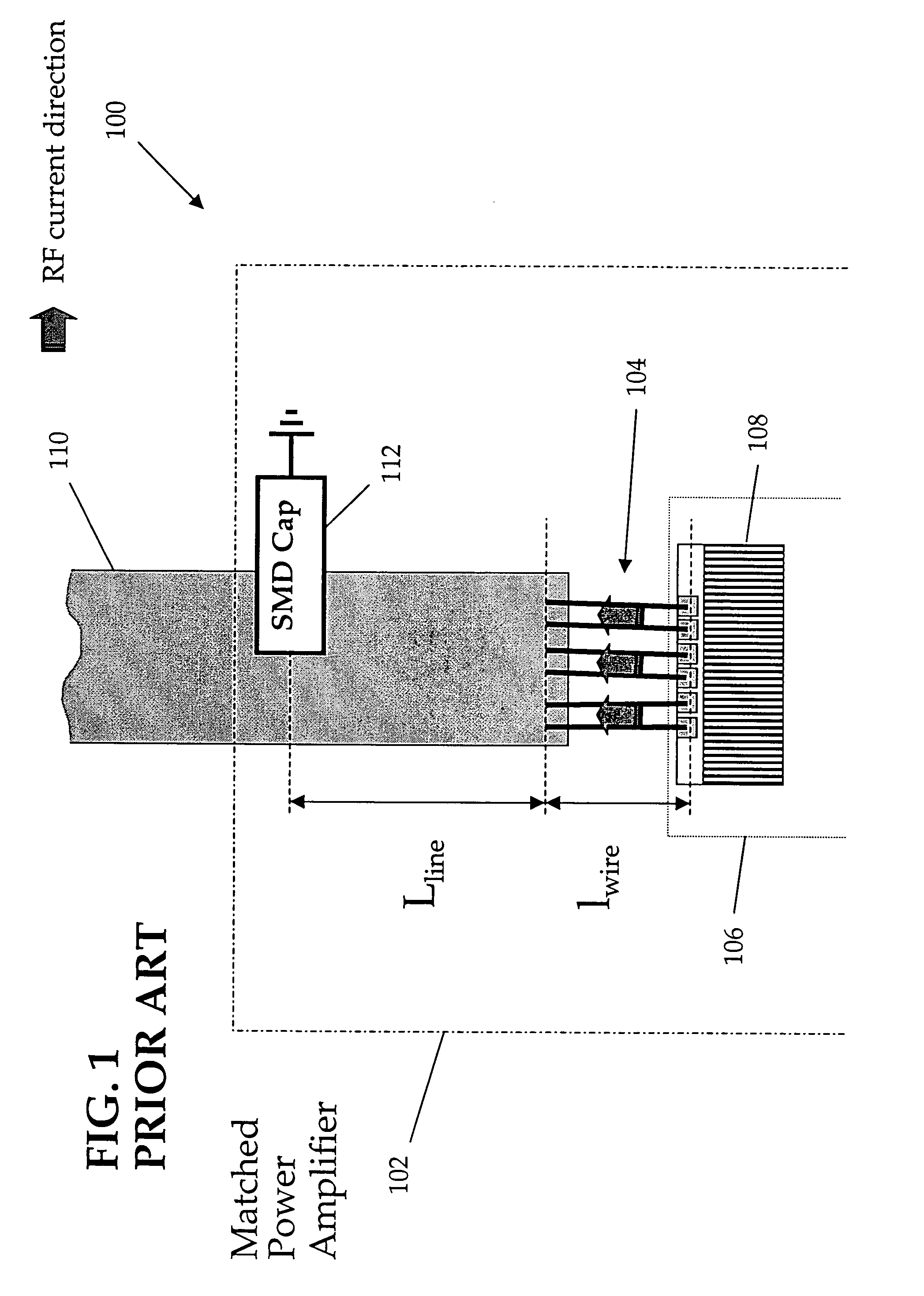 Arrangement and method impedance matching