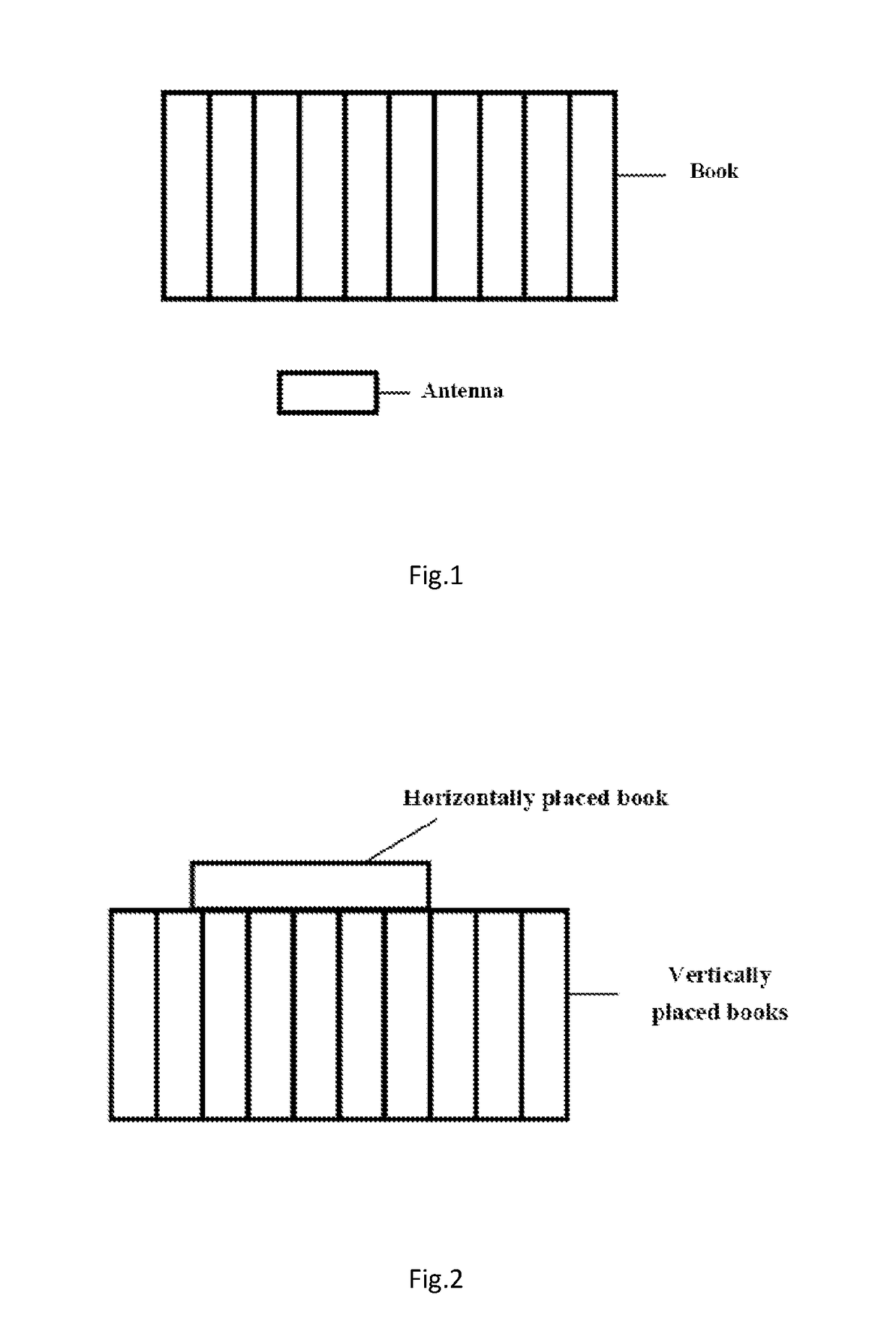 Book placing attitude recognition method based on RSSI signal value of RFID